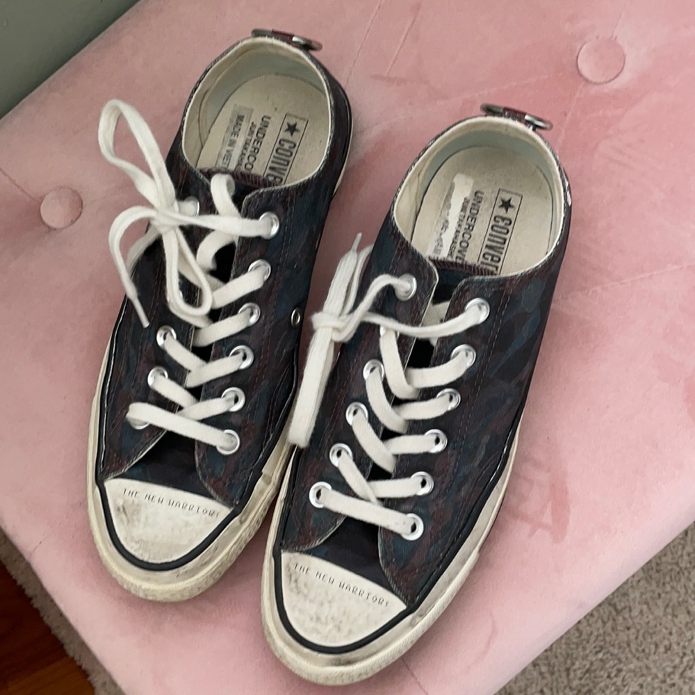 Undercover low top camo converse
